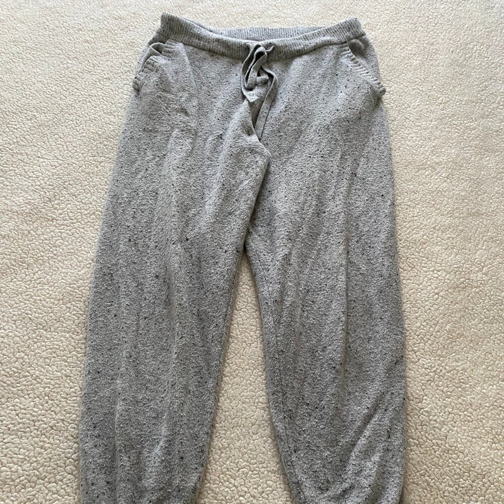 Stars Above, Grey Knit Sweatpants, Small